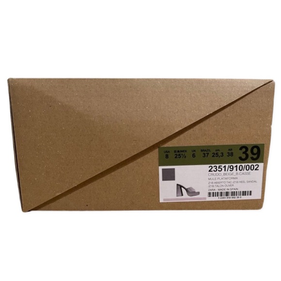 🆕 Brand New Leather Chunky Heeled Platform Mules - Picture 15 of 15